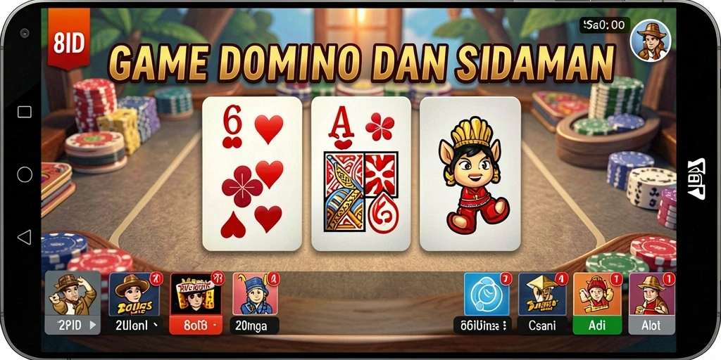 Tangkapan layar gameplay seru di 8ID dengan teman-teman.