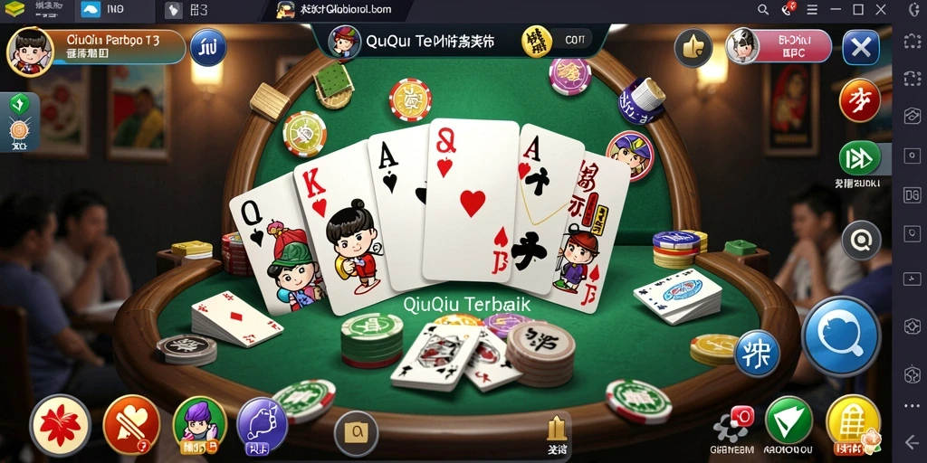 Gameplay QiuQiu yang seru dan menantang di C0077.