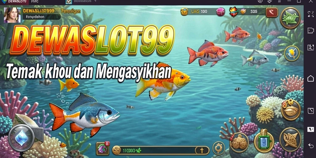 Screenshot utama menunjukkan keseruan gameplay Tembak Ikan di DEWASLOT99.