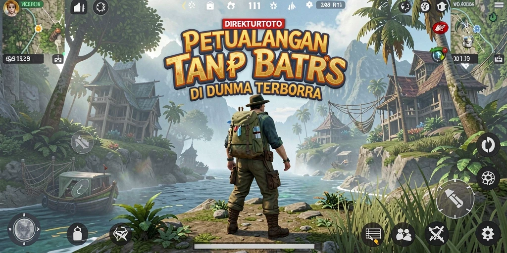 Screenshot utama DIREKTURTOTO menampilkan aksi seru di dunia terbuka.