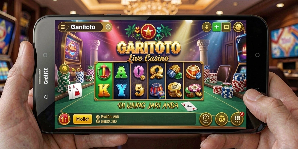 Tampilan permainan Live Casino yang menarik dan interaktif di GARITOTO.