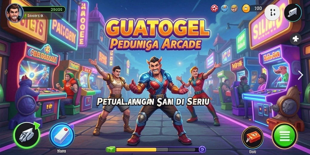 Tampilan gameplay seru dan penuh aksi di GUATOGEL.