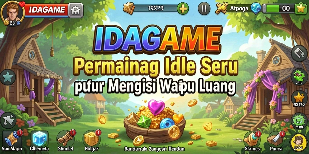 Tampilan gameplay IDAGAME yang menarik dan menarik perhatian.