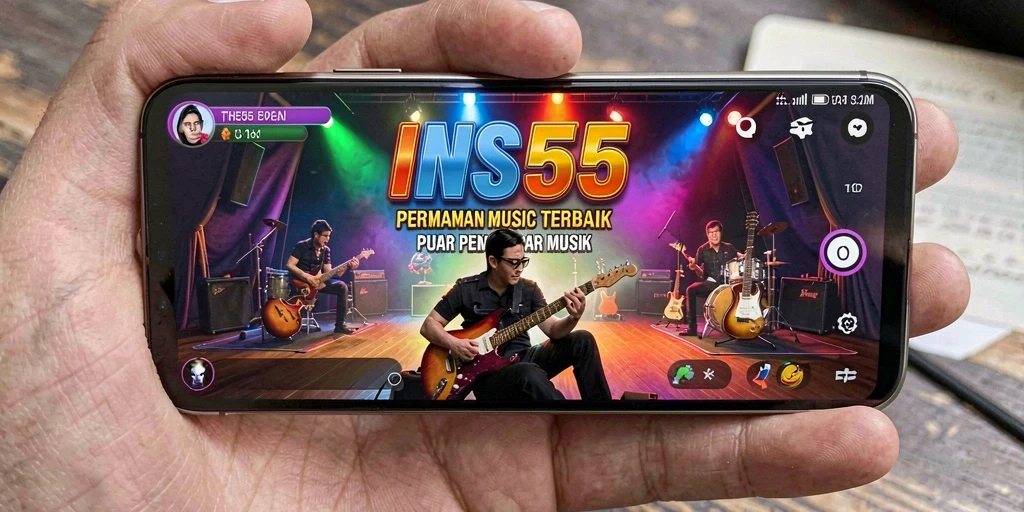Tampilkan gameplay musik yang seru dan interaktif dalam INS55.