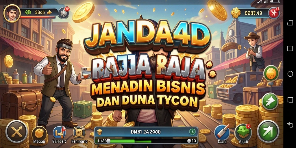 Screenshot utama JANDA4D menampilkan gameplay Tycoon yang seru dan menarik.