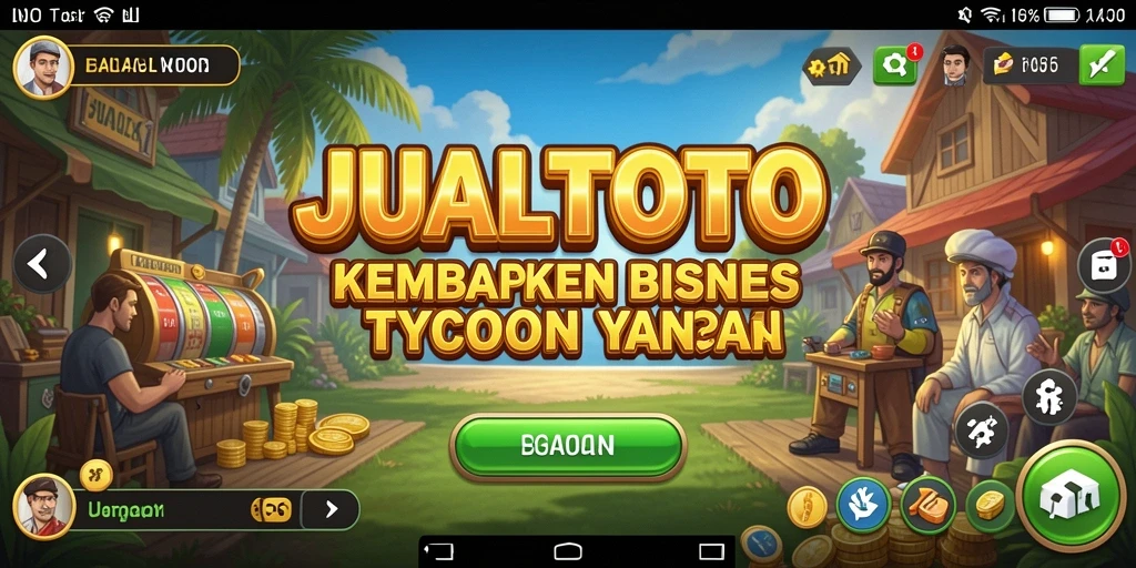 Tampilan gameplay JUALTOTO yang seru dan menegangkan.