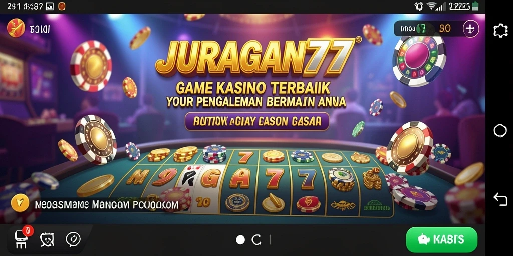 Tampilan gameplay menarik di JURAGAN77 dengan berbagai pilihan permainan Kasino.