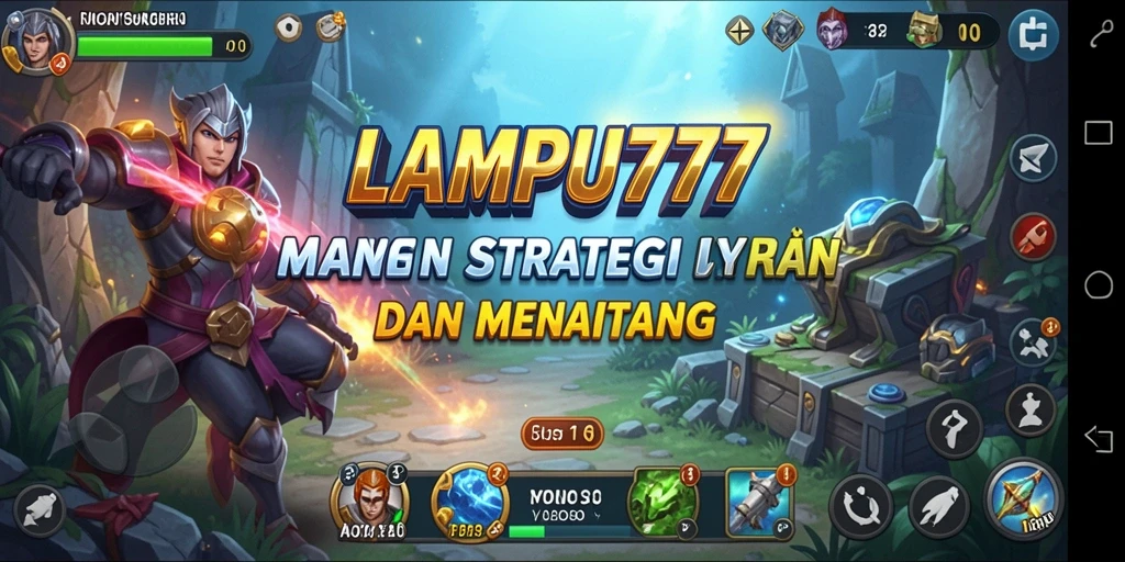Tangkapan layar gameplay LAMPU777 menampilkan strategi dan pertempuran yang mendebarkan.