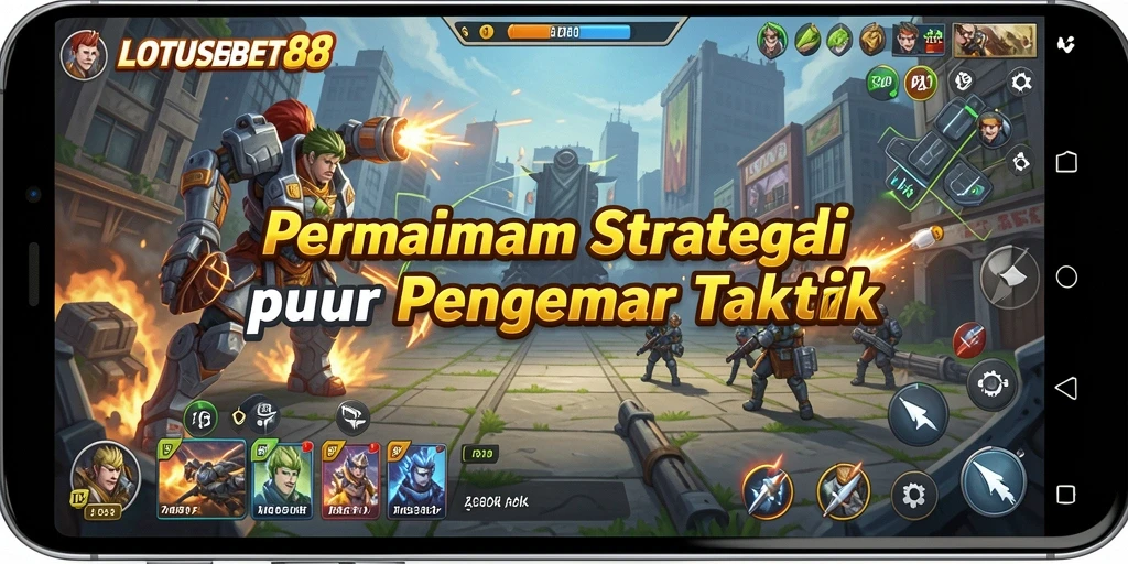 Tampilan gameplay LOTUSBET88 dengan elemen strategi yang mendebarkan.