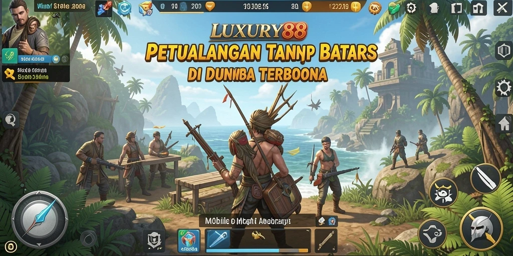 Gameplay epik di dunia terbuka LUXURY88.