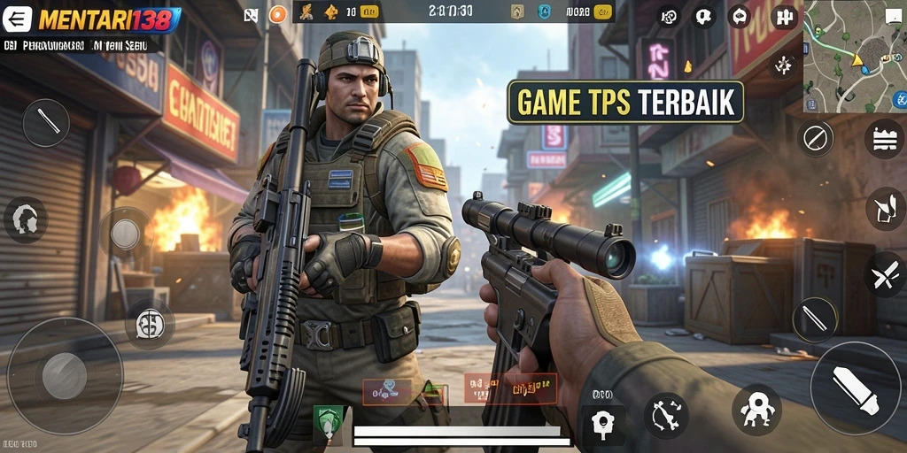 Screenshot gameplay TPS MENTARI138 yang mendebarkan dan penuh aksi.