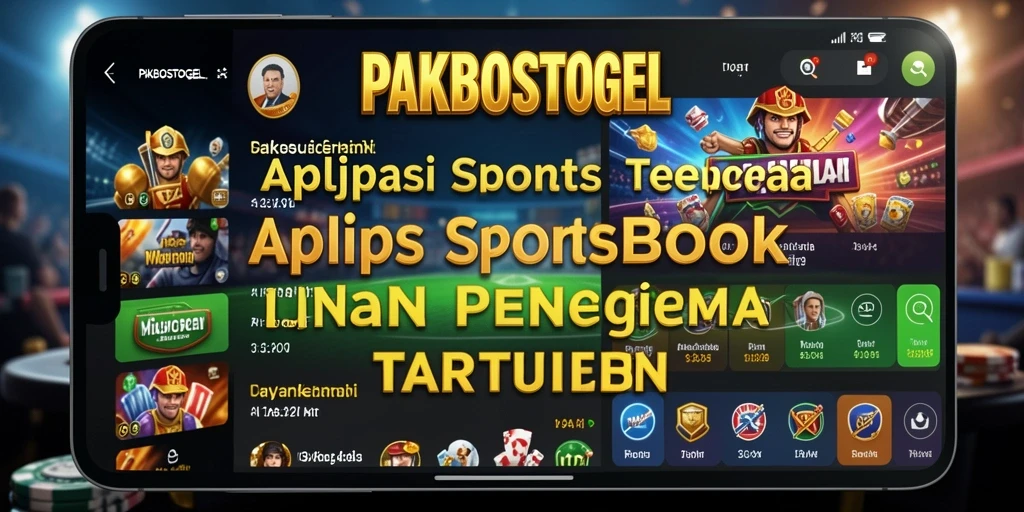 Screenshot gameplay PAKBOSTOGEL yang menampilkan fitur sportsbook menarik.