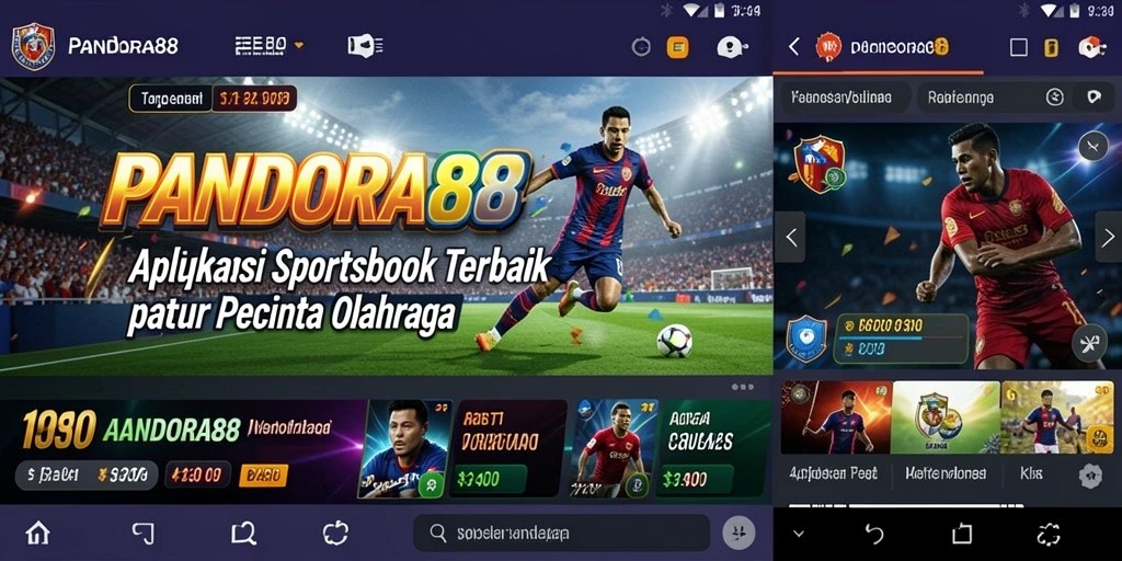 Tampilan antarmuka PANDORA88 dengan grafik taruhan Sportsbook yang menarik.