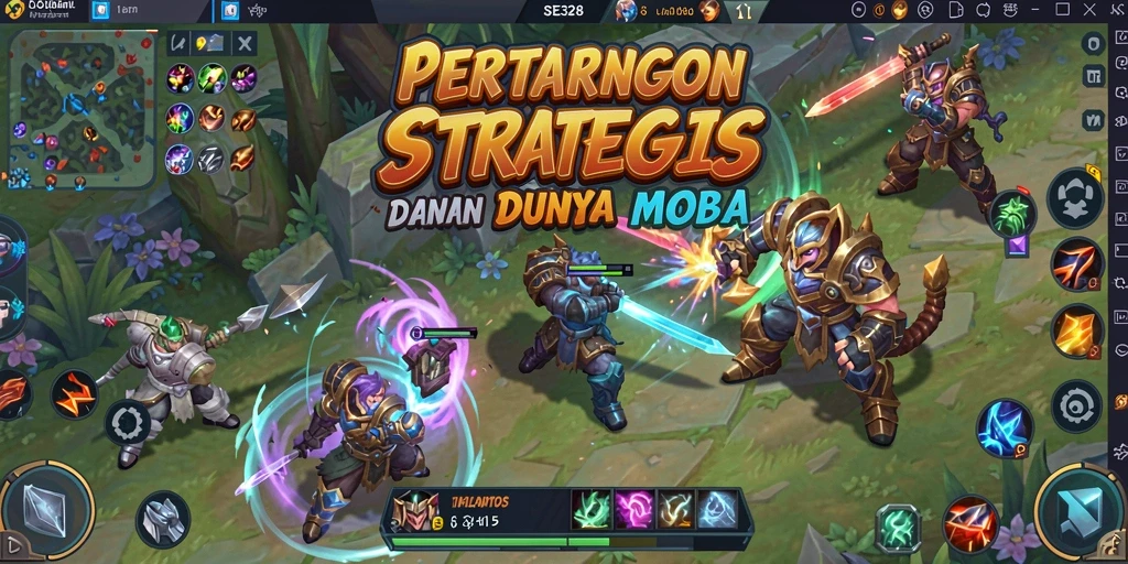 Tangkapan layar dari gameplay <strong>SE328</strong> yang menampilkan pertarungan tim yang intens.