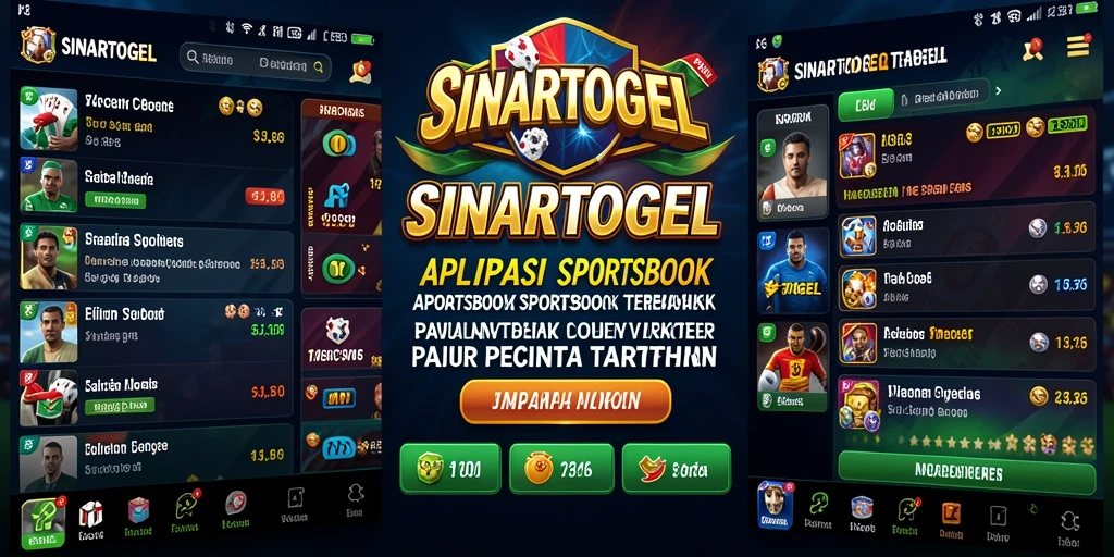 Tampilan menarik dari <strong>SINARTOGEL</strong> dengan fitur live betting.