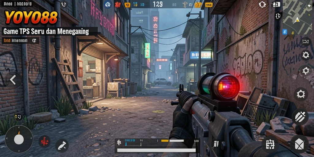 Tampilan gameplay seru dan menegangkan dari YOYO88.